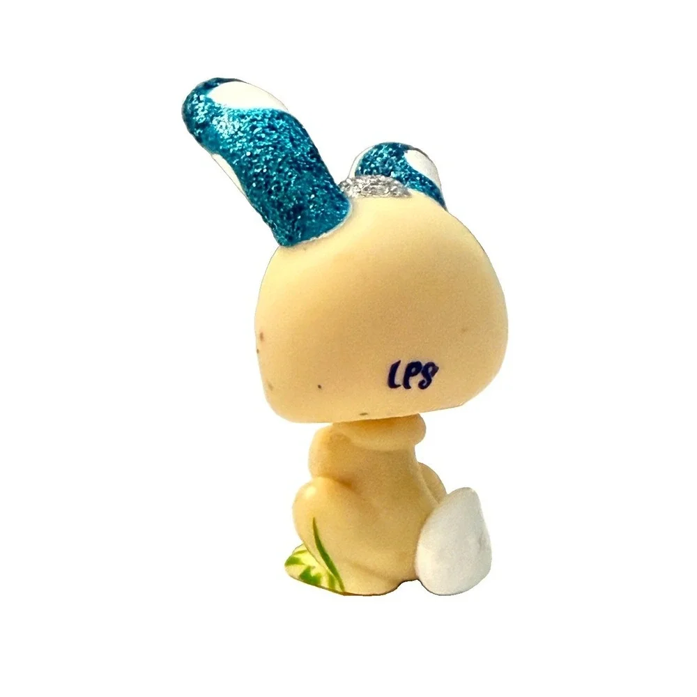 LPS Littlest Pet Shop 2156 Glitter Floral Bunny Rabbit Authentic Hasbro G2 2011